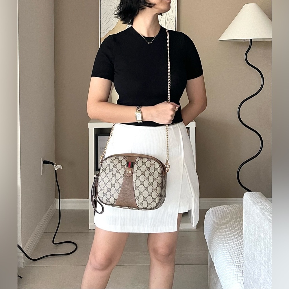 🍓GUCCI PVC Sherryline Clutch - Picture 2 of 12
